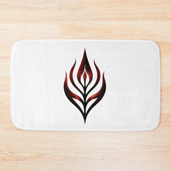 Item preview, fire sigil – dark flame symbol – occult energy art designed and sold by Traumrausch.