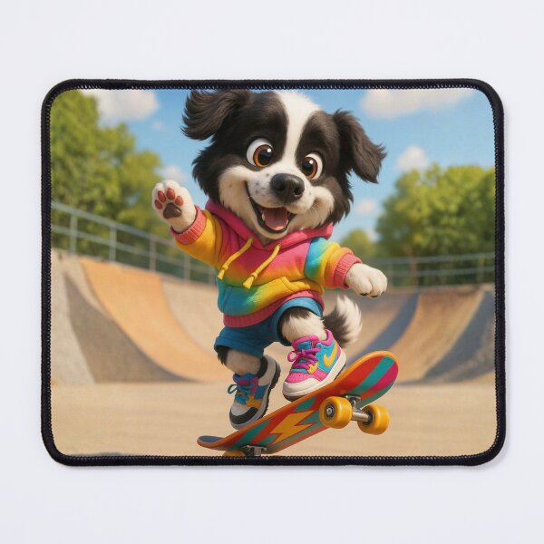 Item preview, Skater Landseer Newfoundland designed and sold by Sillytoe.