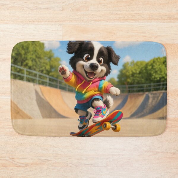 Item preview, Skater Landseer Newfoundland designed and sold by Sillytoe.