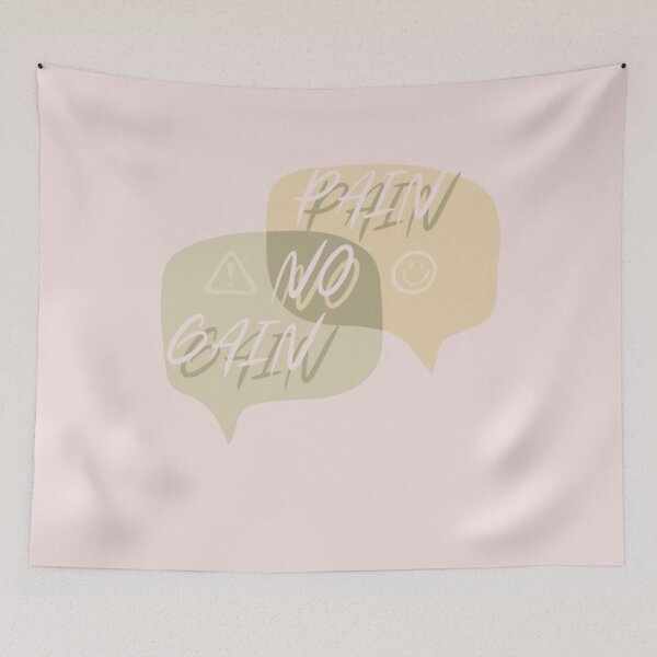 Item preview, No Pain No Gain – Gym Motivation Quote Fitness Sticker designed and sold by MyDesigneStore.