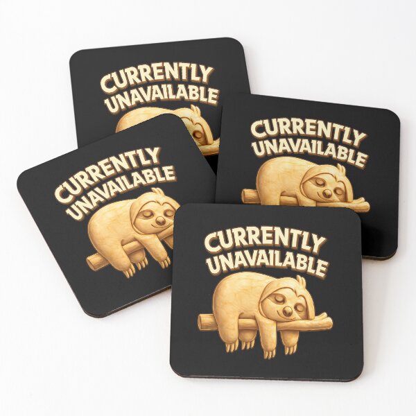 Item preview, Currently Unavailable – Cute Sleeping Sloth designed and sold by Text2tee.