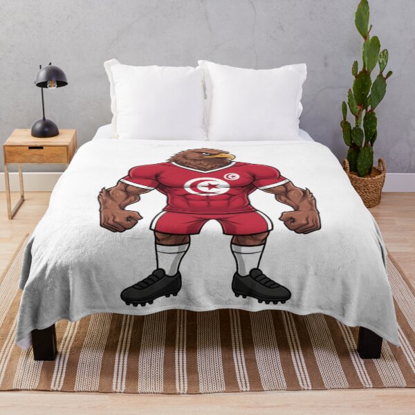 Item preview, Powerful Tunisian Eagle Football Mascot 2026 designed and sold by ArtByKatti.