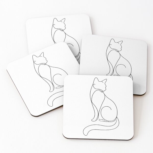 Item preview, Minimalist One Line Cat | Continuous Line Art Cat Illustration | Modern Minimal Design designed and sold by ArtSpark Studio.