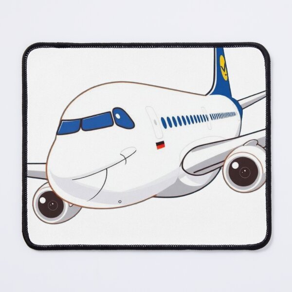 Item preview, Airbus Plane Lufthansa Inspired Cartoon designed and sold by HerrArqan ⭐️⭐️⭐️⭐️.