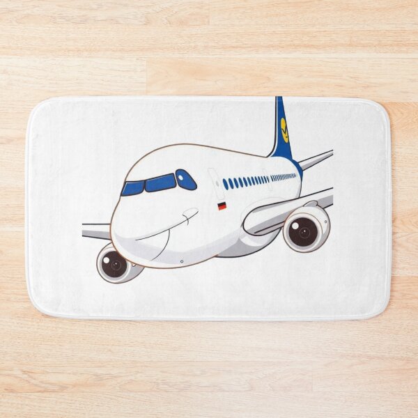Item preview, Airbus Plane Lufthansa Inspired Cartoon designed and sold by HerrArqan ⭐️⭐️⭐️⭐️.