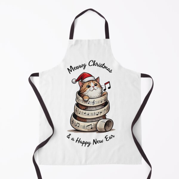 Item preview, Meowy Christmas and a Happy New Ear - Musical Kitten designed and sold by MANA-Goods.