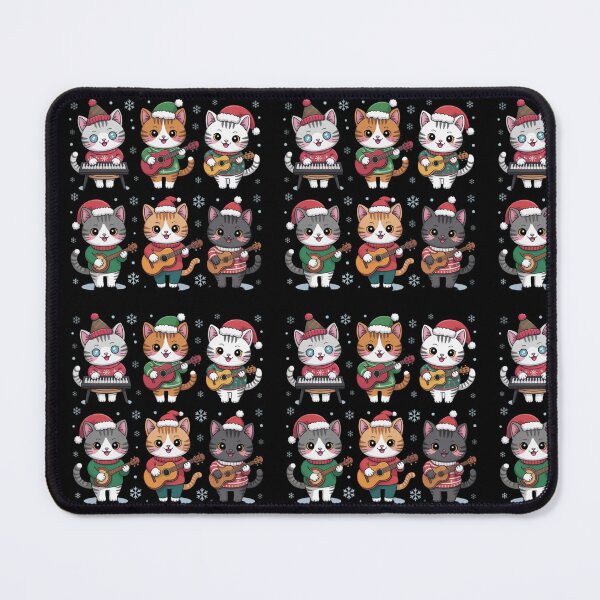 Item preview, Christmas Kawaii Cat Obsession - cat music lover designed and sold by DamioPolArt.