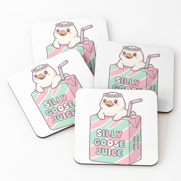 Artikelvorschau, Silly Goose Juice Kids Cartoon Goose Art entworfen und verkauft von hexenor.