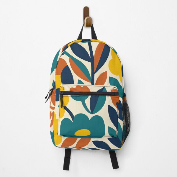 Item preview, Retro Folk Floral Symmetry – Mid Century Modern Botanical Art designed and sold by DeeLulu.