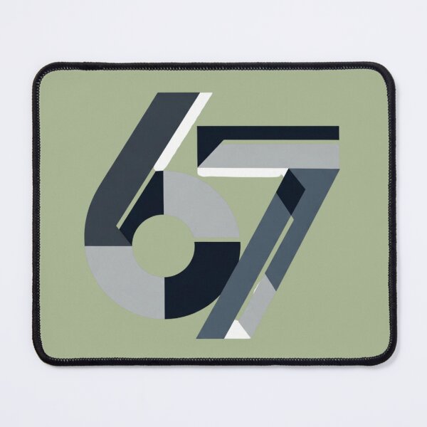 Item preview, Modern 6 7 Six Seven Numbers Graphic designed and sold by Design_Your_Day.