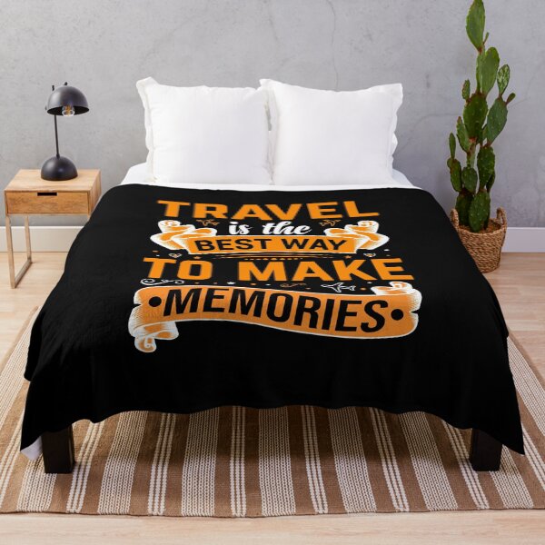 Item preview, Travel Is The Best Way To Make Memories Quote designed and sold by MursalinDesigns.