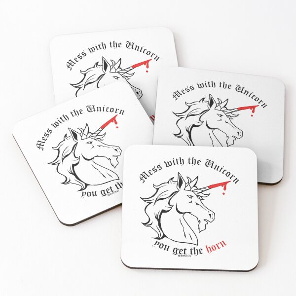 Item preview, Mess with the Unicorn, You get the Horn  designed and sold by Bat13SJx.