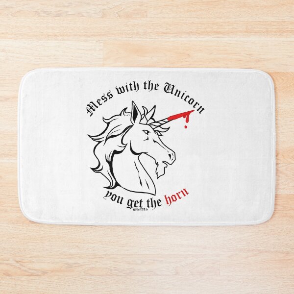 Item preview, Mess with the Unicorn, You get the Horn  designed and sold by Bat13SJx.