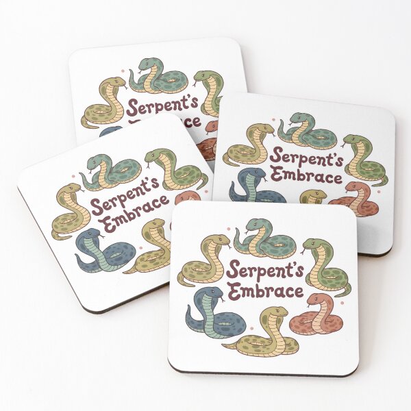 Item preview, Serpent’s Embrace Cute Snake Illustration | Colorful Reptile Art designed and sold by Senkov.