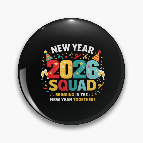 Item preview, New Year 2026 Squad Celebration Party Design designed and sold by FreshVibe Prints.