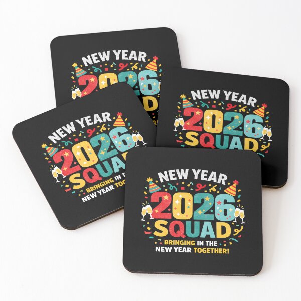 Item preview, New Year 2026 Squad Celebration Party Design designed and sold by FreshVibe Prints.