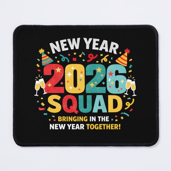 Item preview, New Year 2026 Squad Celebration Party Design designed and sold by FreshVibe Prints.