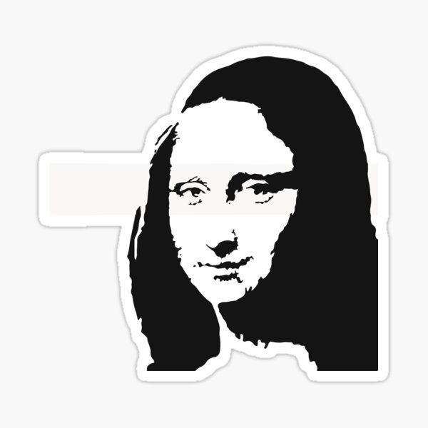 Mona lisa hot sale supreme sticker