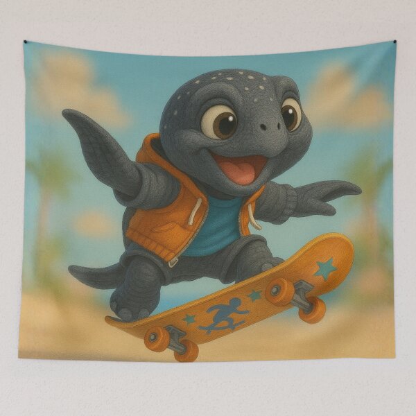 Item preview, Skater Leatherback Sea Turtle designed and sold by Sillytoe.