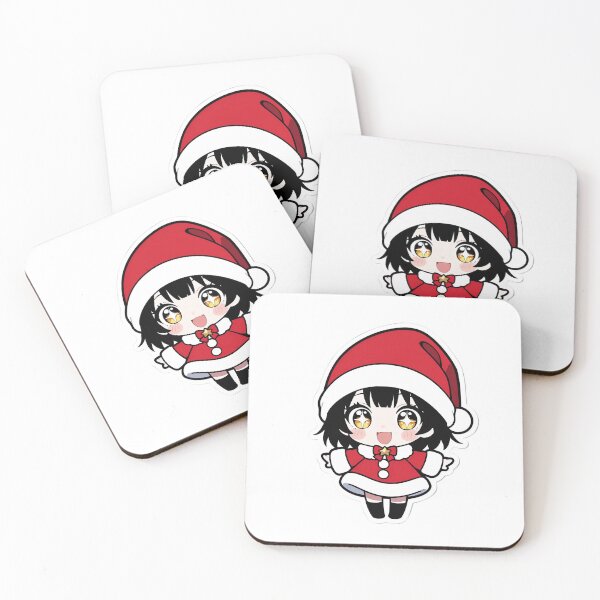 Item preview, Kawaii Christmas Anime Girl Sticker Design designed and sold by Atthapolaudom.