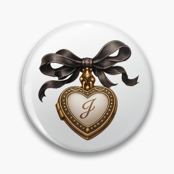 Item preview, Golden Heart J Initial designed and sold by The Campbell Collective.