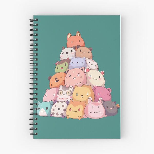 Item preview, Cute Kawaii Animal Stack – Pastel Chubby Friends designed and sold by HANG ON STUDIO .
