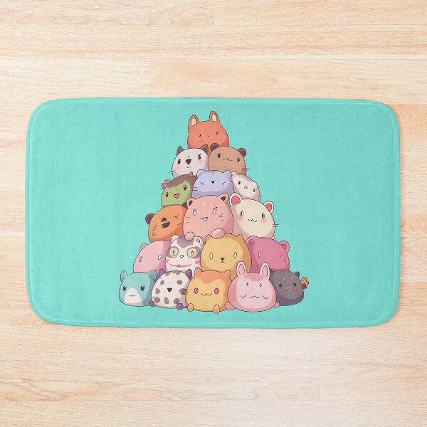 Item preview, Cute Kawaii Animal Stack – Pastel Chubby Friends designed and sold by HANG ON STUDIO .