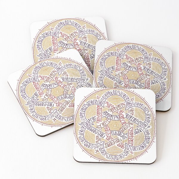 Item preview, Rotating Calligraphic Mandala – Hand-Drawn Pen and Ink Artwork designed and sold by AL-EZ.
