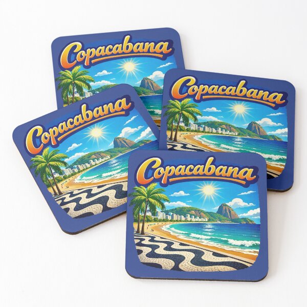 Item preview, Copacabana Beach, Brazil designed and sold by Myra365Art.