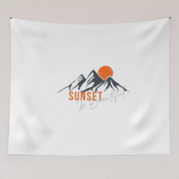 Item preview, sunset mountains designed and sold by blackstton.