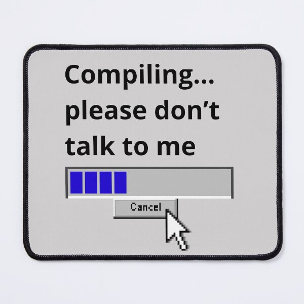 Item preview, COMPILING... PLEASE DON'T TALK TO ME designed and sold by JI-PIXEL-PLACE.