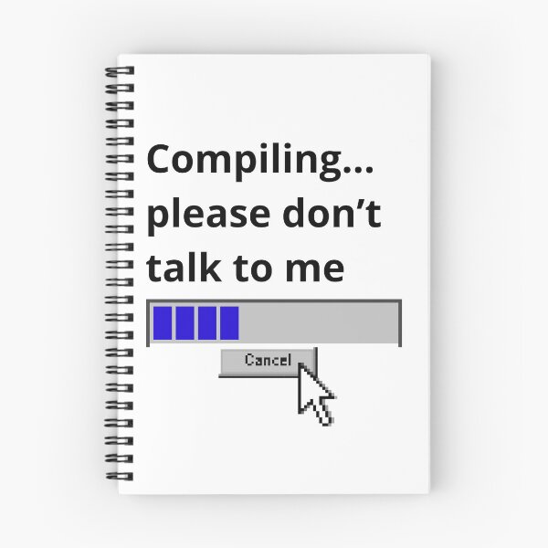 Item preview, COMPILING... PLEASE DON'T TALK TO ME designed and sold by JI-PIXEL-PLACE.