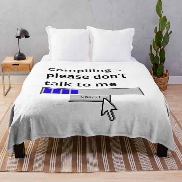 Item preview, COMPILING... PLEASE DON'T TALK TO ME designed and sold by JI-PIXEL-PLACE.
