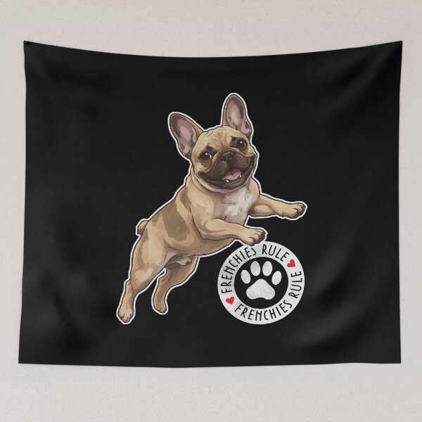 Item preview, Frenchies Rule – Bouledogue Français Lover Dog Illustration designed and sold by FrancophileFun.