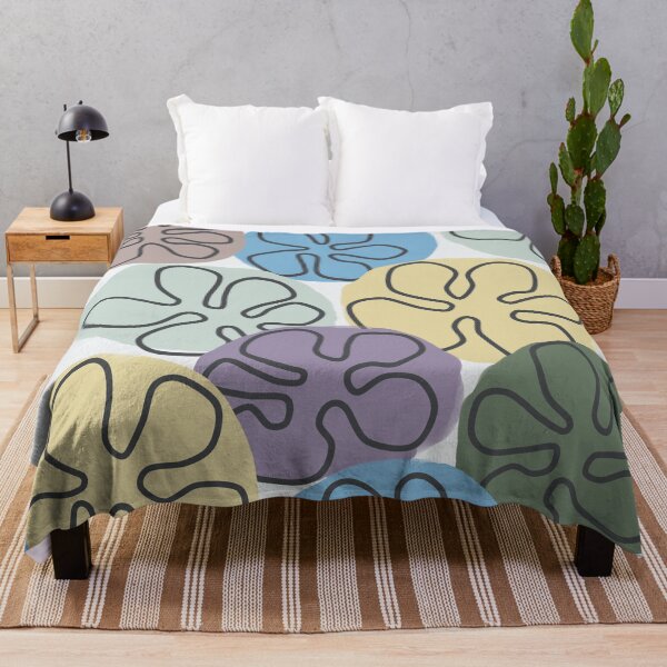 Item preview, Dancing Matisse Flowers in Modern 2026 Colors designed and sold by Deutschic.