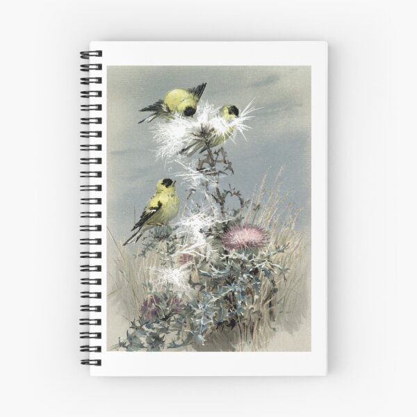 Item preview, American Goldfinches on Thistle designed and sold by alexp01.