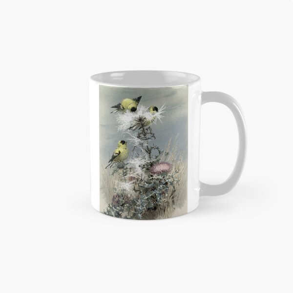 Item preview, American Goldfinches on Thistle designed and sold by alexp01.