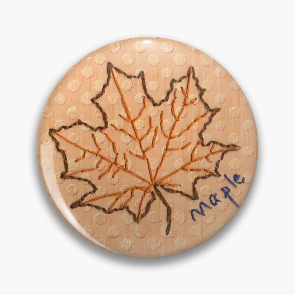 Item preview, Autumn leaves embroidery leaf hawthorn oak sycamore designed and sold by Pretty-Nonsense.
