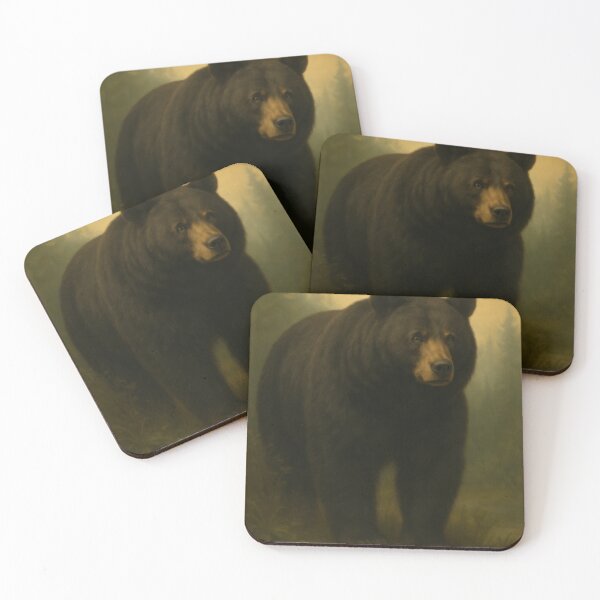Item preview, Black Bear Emerging from Forest designed and sold by VandVArt.