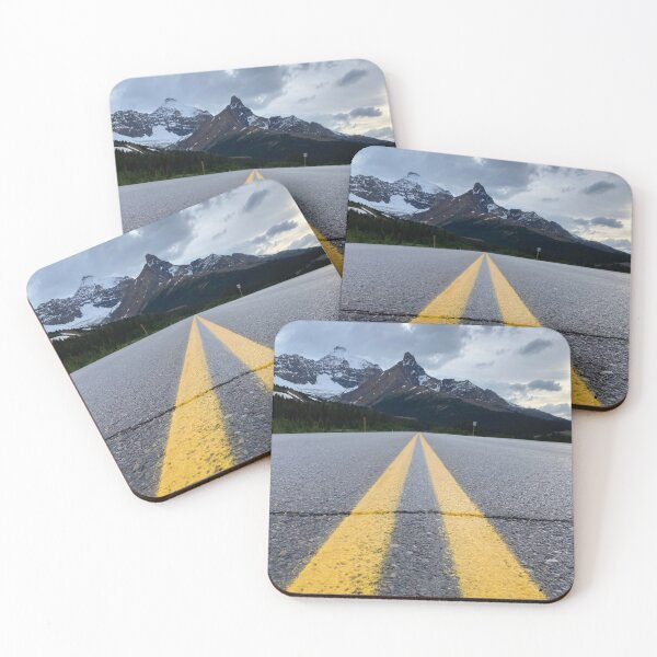 Item preview, Road in Banff National Park leading to the mountains designed and sold by LittleShopByPam.