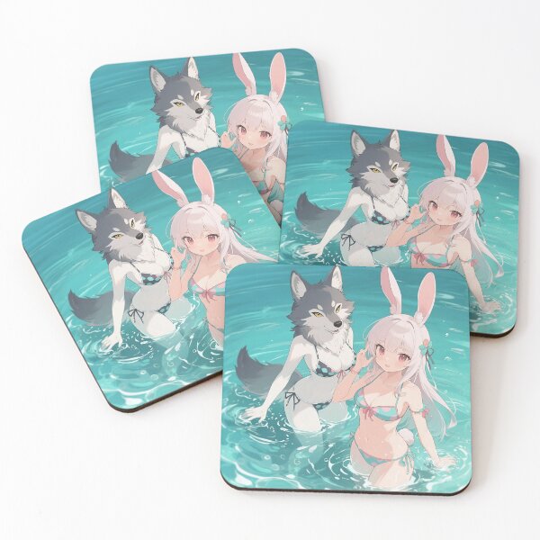 Item preview, Waifus Furras Rabiy Coneja Y Wolf Loba designed and sold by ShidoArt.
