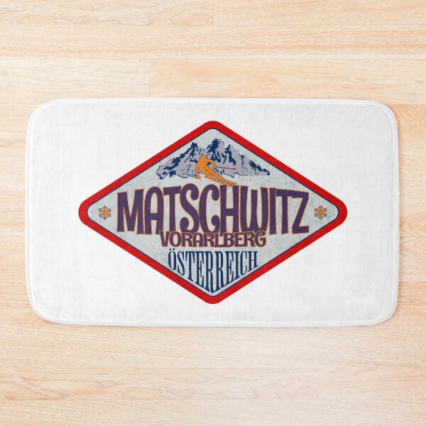 Item preview, Matschwitz, Vorarlberg, Osterreich, Austria, Vintage skiing badge design designed and sold by Wanderful-roads.
