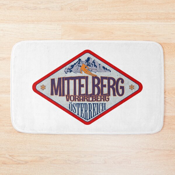 Item preview, Mittelberg, Vorarlberg, Osterreich, Austria, Vintage skiing badge design designed and sold by Wanderful-roads.