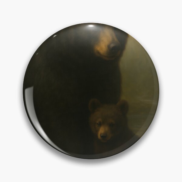 Item preview, Mother Bear with Cub at Dusk designed and sold by VandVArt.