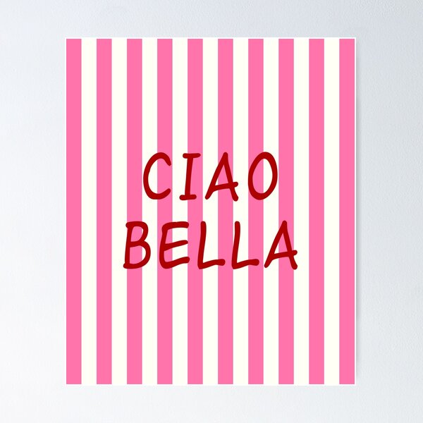 Item preview, Ciao Bella Italian Words designed and sold by Jeallan Designs.