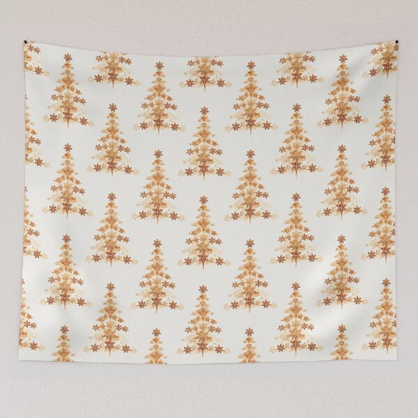 Item preview, Watercolor Gingerbread Cookie Christmas Trees Pattern designed and sold by EL-Lebedenko.