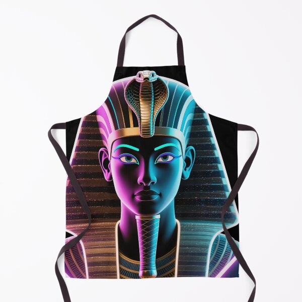 Item preview, Neon Pharaoh – Retro Futuristic Egyptian Ar1 designed and sold by AnadAA.