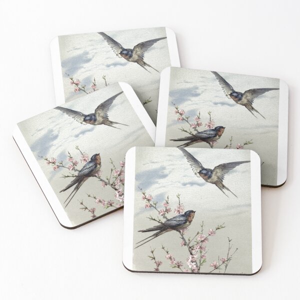 Item preview, Swallows and Flowers designed and sold by alexp01.