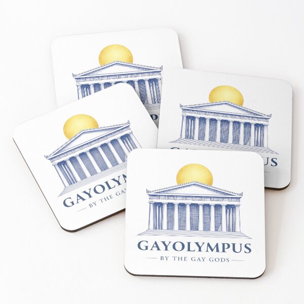 Item preview, GayOlympus — By the Gay Gods | Greek Mythology Gay Art Logo designed and sold by MPForet.