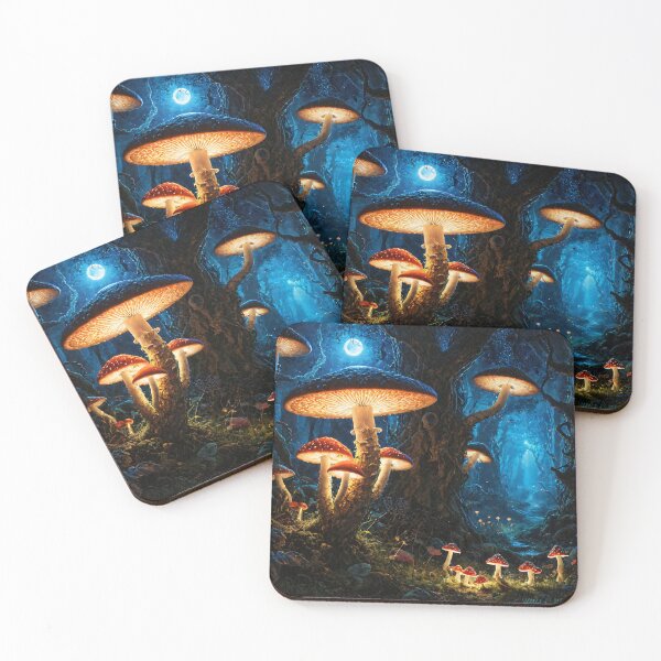 Item preview, Moonlit Mushroom Enchantment designed and sold by Star People Digital Art Works and Photography.